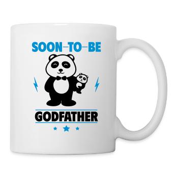 Bald Pate: Ein humorvolles Geschenk für Pate - Tasse - Weiß - Rechts