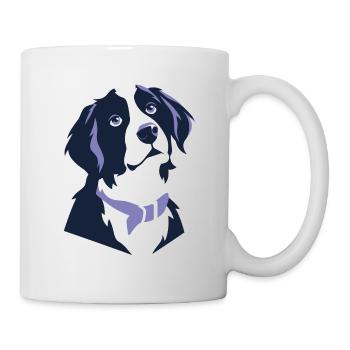 Le doggy gaze est irrésistible - Mug blanc - blanc - Droite