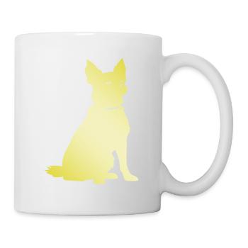 Chihuahua Dog Silhouette - Mug - white - Right