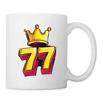 77 Number Krone - Mug - white - Right