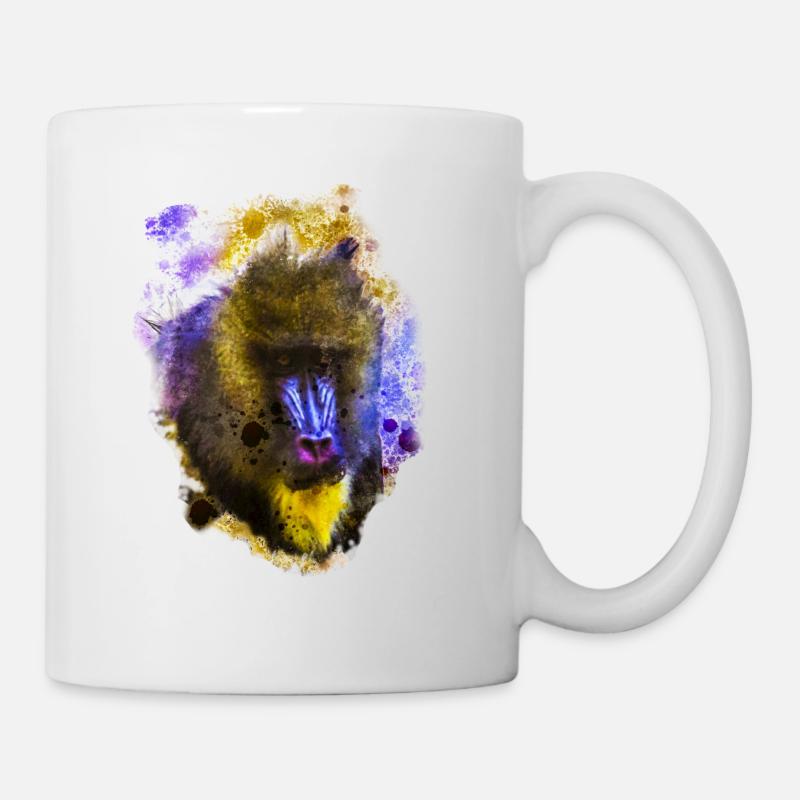 Mandrill - Tasse - Weiß