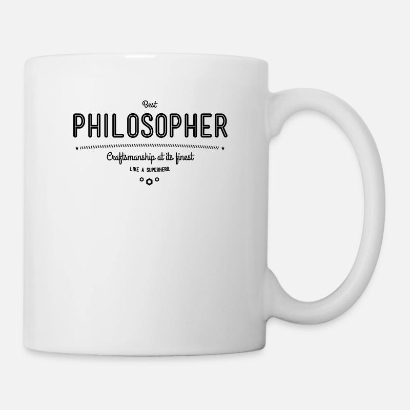 Meilleur philosophe - artisanat à son meilleur - Mug blanc - blanc