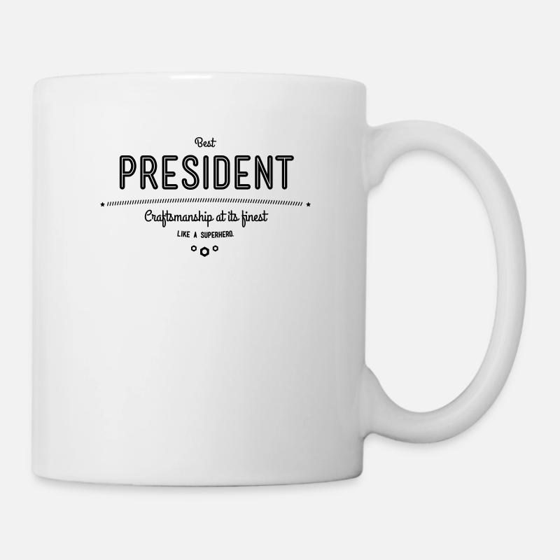 Meilleur président - artisanat à son meilleur - Mug blanc - blanc