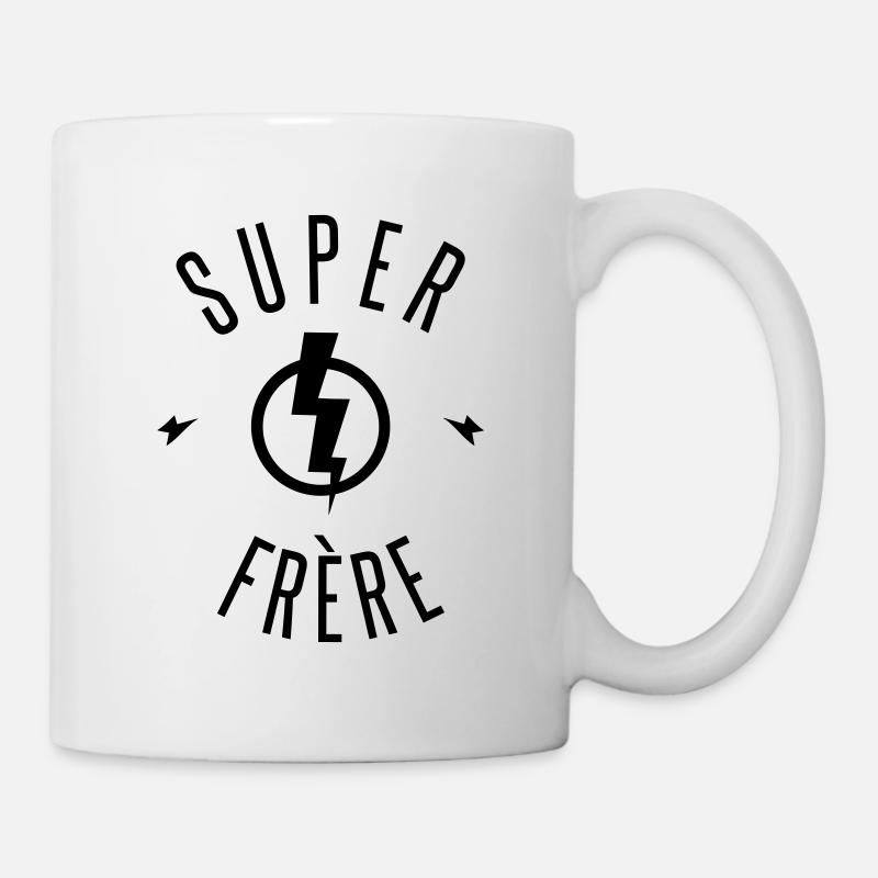 SUPER FRERE - Mug blanc - blanc