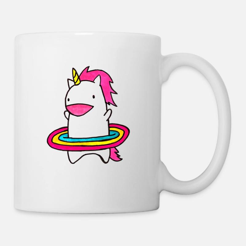 Hula Hop Unicorn - Mug blanc - blanc