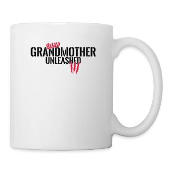 Grand-mère sauvage déchaînée - Mug blanc - blanc - Droite