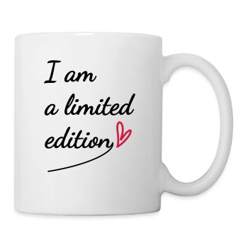 Ich bin eine limitierte Auflage - Tasse - Weiß - Rechts