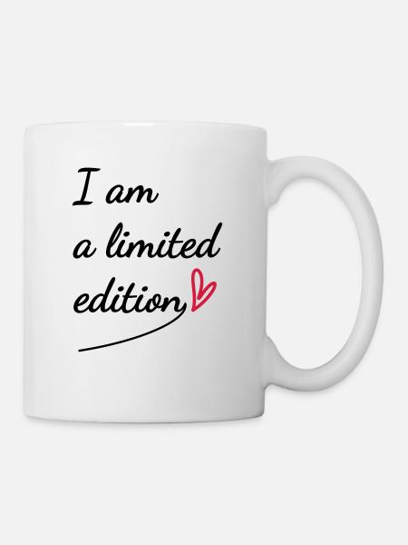 Je suis une édition limitée - Mug blanc - blanc
