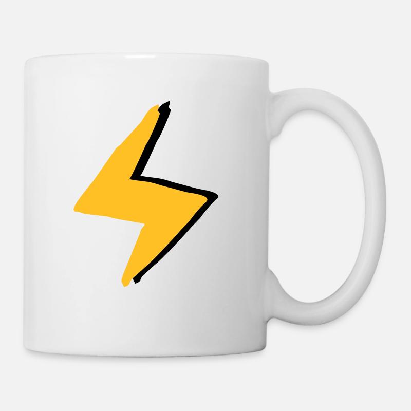 Flash avec des super pouvoirs - Costume - Mug blanc - blanc
