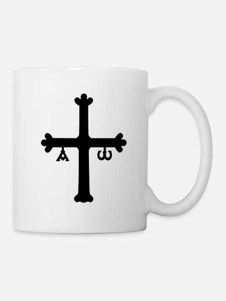 croix - ao - Mug blanc - blanc