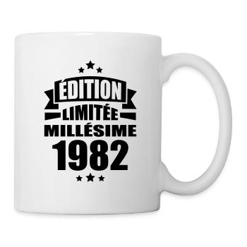 édition limitée millésime 1982 - Mug blanc - blanc - Droite