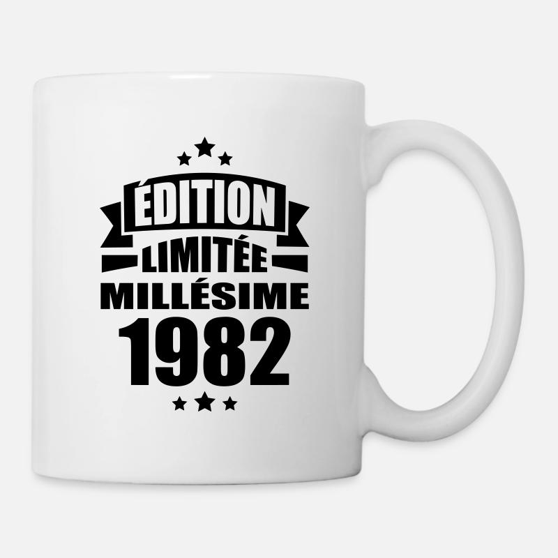 édition limitée millésime 1982 - Mug blanc - blanc