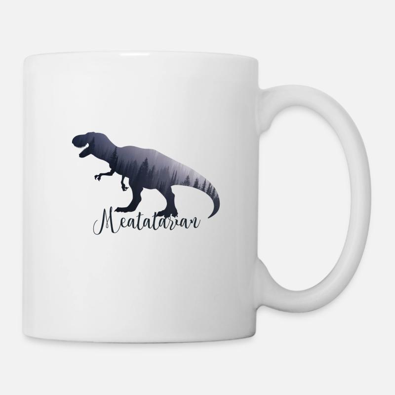 Meateater de dinosaure de Predator T-Rex - Mug blanc - blanc