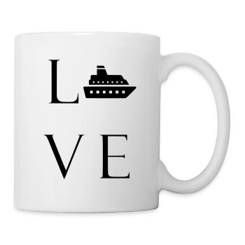 Croisières d’amour pour les vacanciers sur la mer - Mug blanc - blanc - Droite