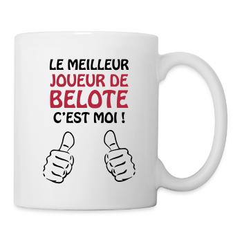 Karte / spielen / Rommé / bridge / spiel / Poker - Tasse - Weiß - Rechts