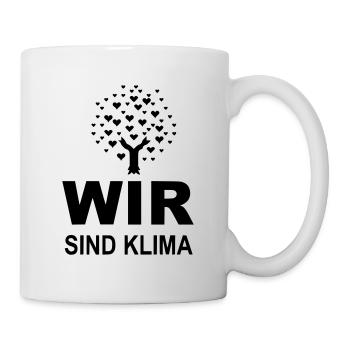 Wir sind Klima - Tasse - Weiß - Rechts