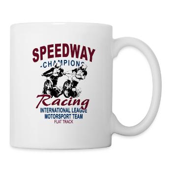 Motorcycle Speedway Racer - Tasse - Weiß - Rechts
