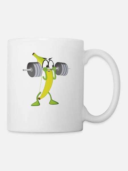 Funny Banana Gym - Mug - white