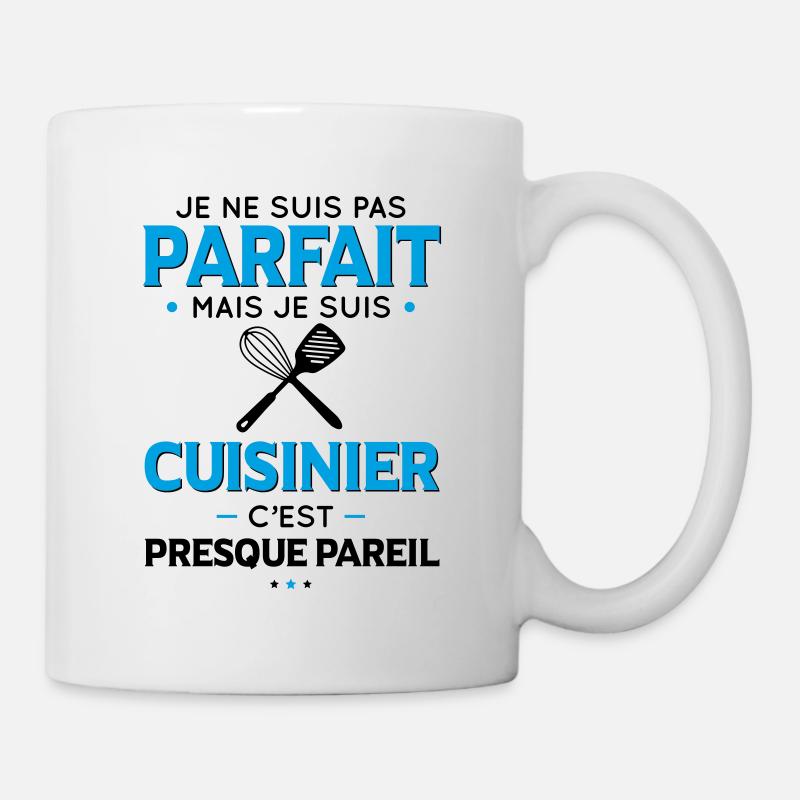 Je ne suis pas parfait mais je suis cuisinier - Mug blanc - blanc