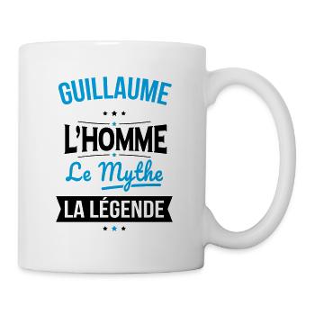 Guillaume - L'Homme - Le Mythe - La Légende - Mug blanc - blanc - Droite