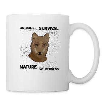 Fox Outdoor Nature Survival Wilderness - Mug - white - Right