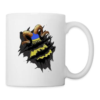 badminton badminton federballspieler - Tasse - Weiß - Rechts