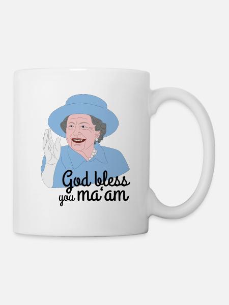 Commémoration de la mort de la reine Elizabeth II - Mug blanc - blanc