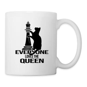 chess chess piece checkmate chess-queen cat - Mug - white - Right