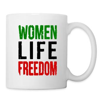 Women life freedom - Mug blanc - blanc - Droite