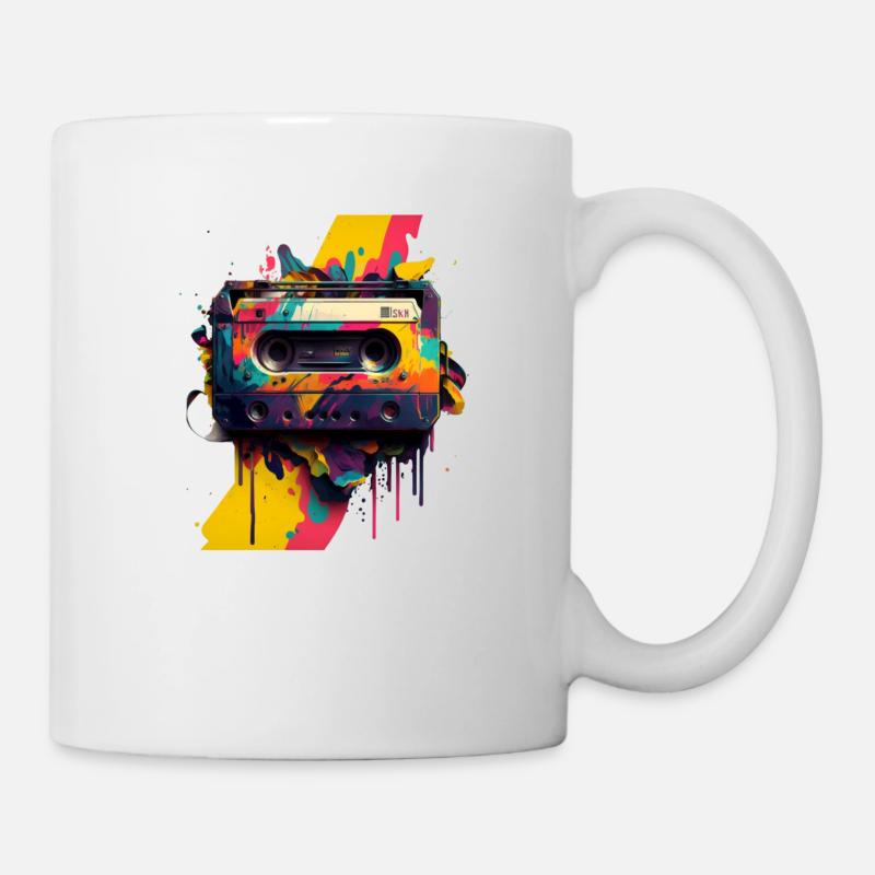Retro Mixtape - Mug - white