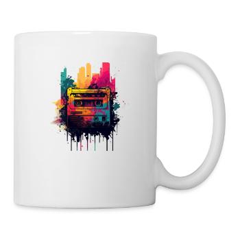 Retro Mixtape - Mug - white - Right
