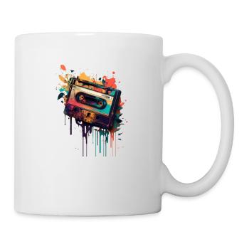 Retro Mixtape - Mug - white - Right