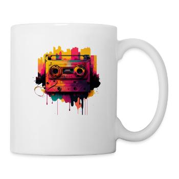 Retro Mixtape - Mug - white - Right