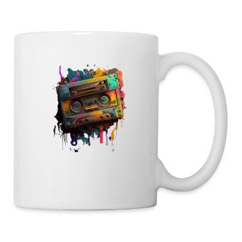 Retro Mixtape - Mug - white - Right