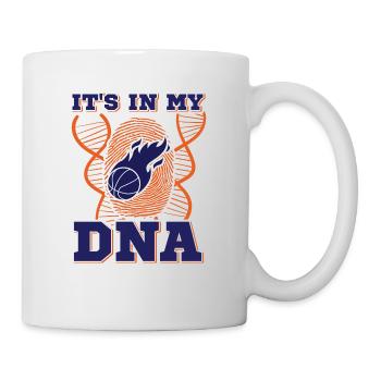 Basketball It's In My DNA Geschenkidee - Tasse - Weiß - Rechts