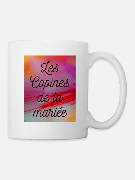 JUST MARRIED,VIVE LES MARIES,EVJF,SAINT VALENTIN - Mug blanc - blanc