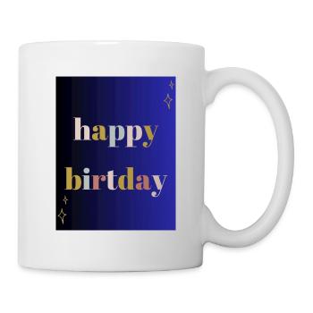 JAHRESTAG. ALLES GUTE ZUM GEBURTSTAG!. ALLES GUTE ZUM GEBURTSTAG! - Tasse - Weiß - Rechts