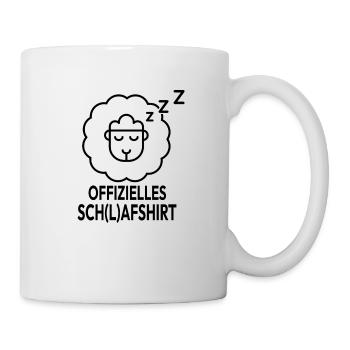 Offizielles (l)afshirt Schaf Humor Geschenkidee - Tasse - Weiß - Rechts
