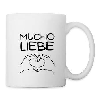 Mucho Liebe - Tasse - Weiß - Rechts