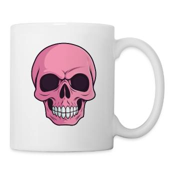 skull pink copy - Mug - white - Right