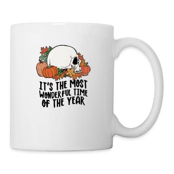 Herbst It's The Most Wonderful Time of The Year - Tasse - Weiß - Rechts