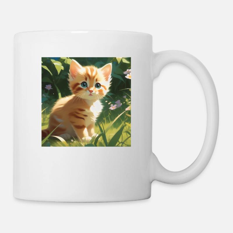 Baby kitten. - Mug - white