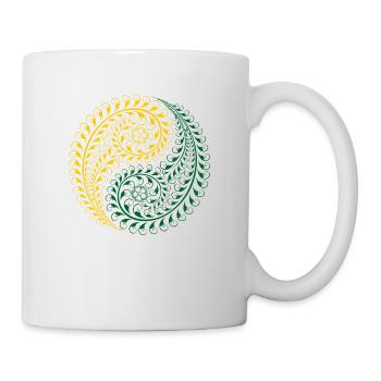 Jing Jang Yellow Green - Mug - white - Right