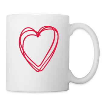 I Love You, My Heart. Valentine’s Fashion! - Mug - white - Right