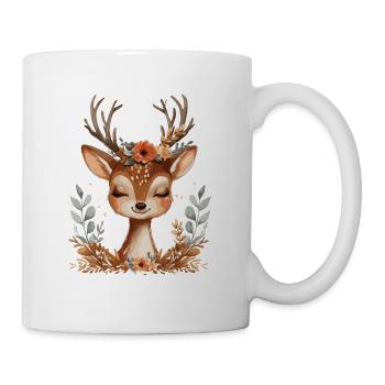 Sleeping fawn - Mug - white - Right