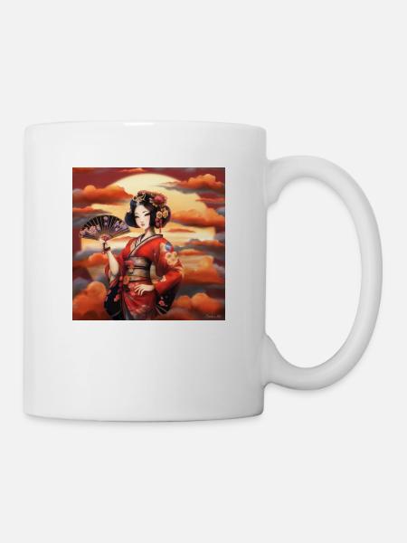 Japan Geisha - Mug - white