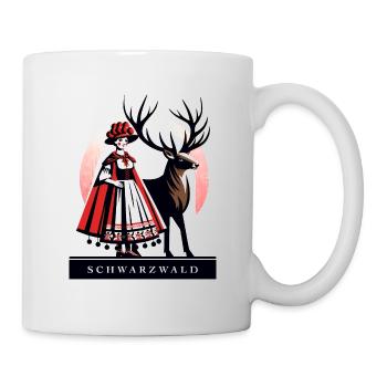 Entdecke die Magie des Schwarzwalds - Tasse - Weiß - Rechts