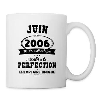 18th Anniversary - June 2006 Perfection - Mug - white - Right