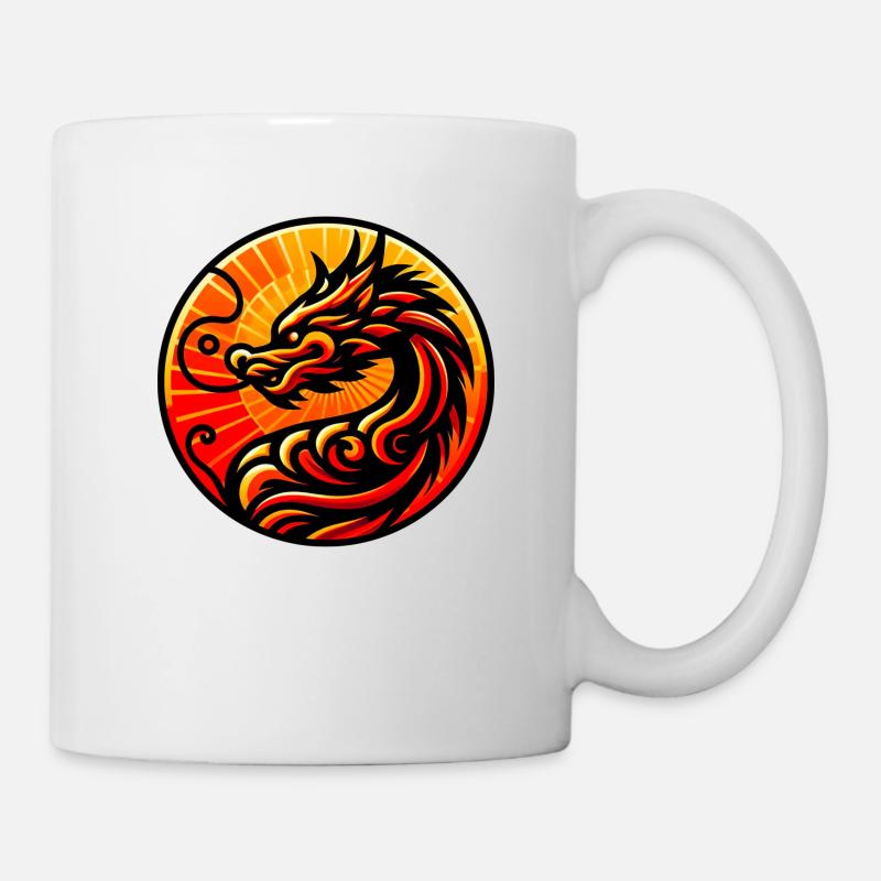 Jahr des Drachen - Tasse - Weiß