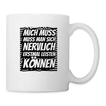 Lustiger Spruch Humor Geschenkidee Witzig Ironie - Tasse - Weiß - Rechts